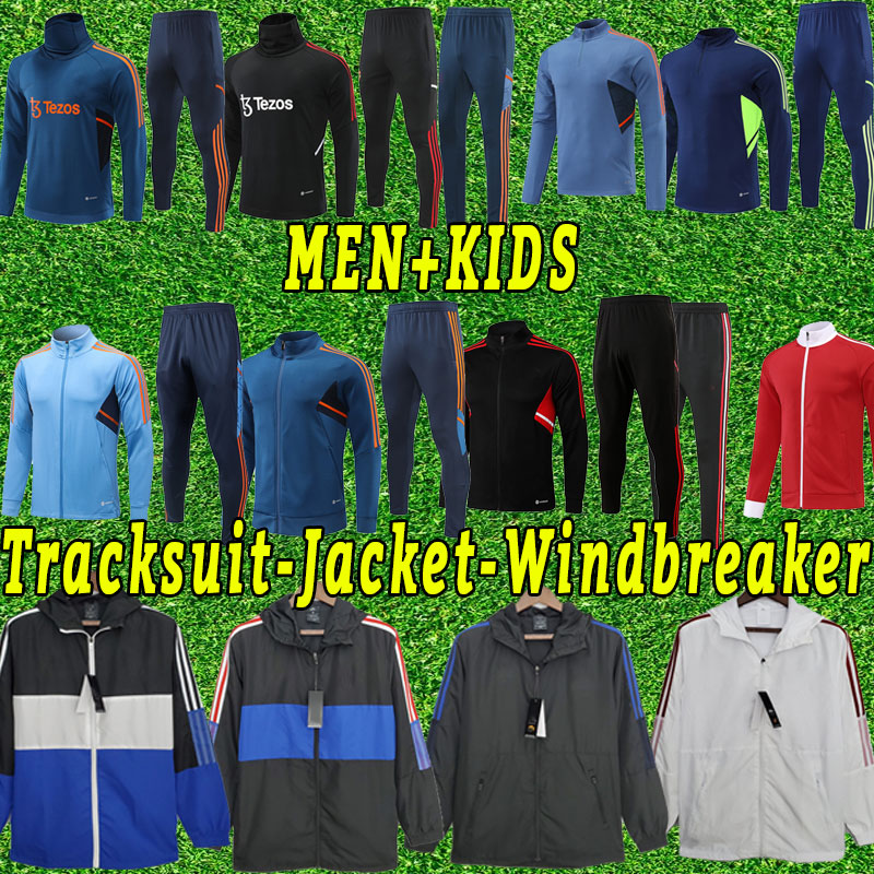 

Long sleeve 22 23 MAN UTD soccer jerseys RASHFORD B.FERNANDES SANCHO R.VARANE MAGUIRE CAVANI SHAW manCHeSte tracksuit RONALDO pants windbreaker Jacket coat 2023, As shown