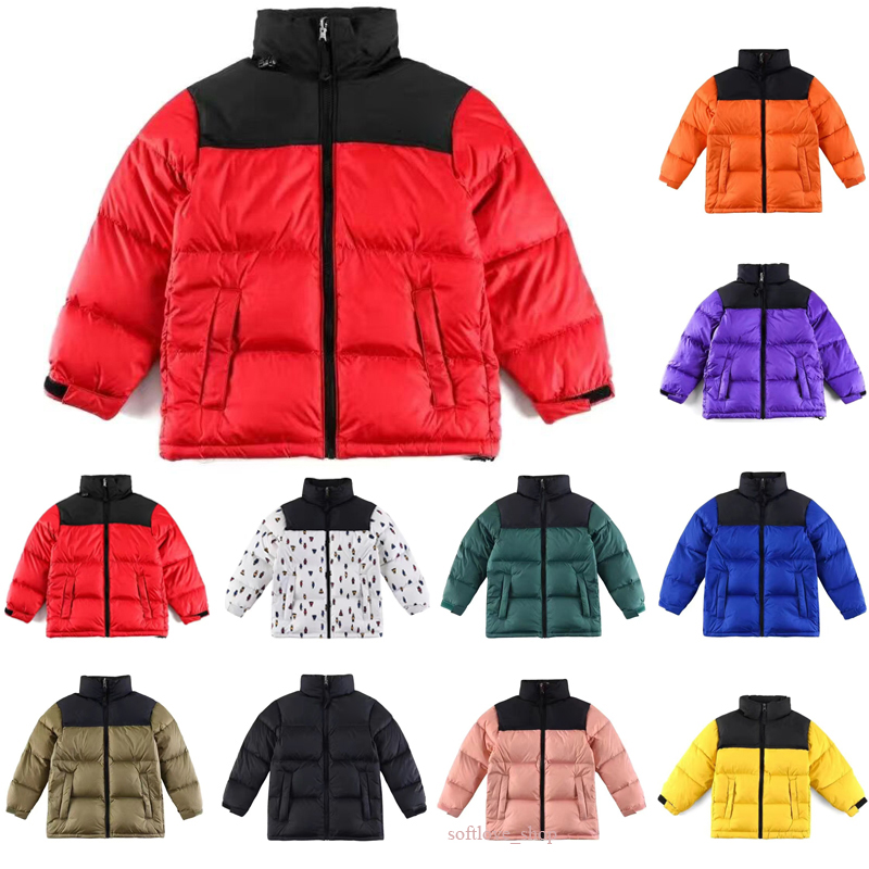 

22SS Kids Winter Down Coat North puffer Jackets womens Fashion Face Jacket Couples Parka Outdoor Warm Feather Outfit Outwear Multicolor coats, Color 7