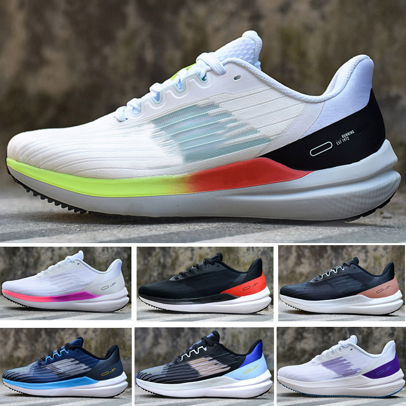 

Discount Winflo 9 Running shoes Summer Breathe trainer for Men Women Lover Sport sneaker BLACK DARK SMOKE GREY WHITE PURE PLATINUM LIGHT MADDER ROOT MARINA BLUE, 007