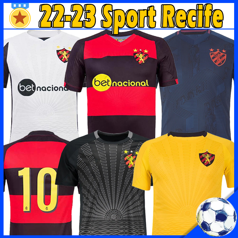 

2022 2023 Sport Club do Recife soccer jerseys 22/23 football shirts HERNANE MAIDANA THIAGO NEVES jersey camisa de Leao men women stripes Away white sports wear top, Leixifei 22-23 home