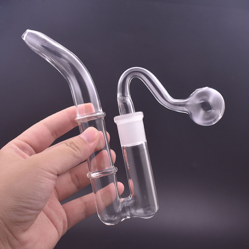 

New Design J-Hook Drop Down Glass Adapter Female 14mm J Hooks for Hookahs Ashcatcher Bong Thick Wall 20mm Diameter Glass Tube with Male Glass Oil Burner Pipe