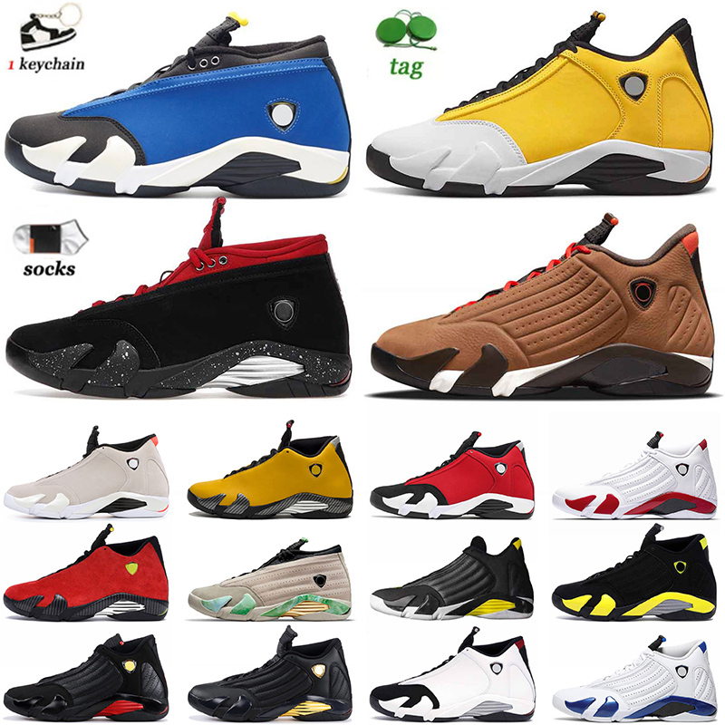 

2023 Fashion Jordens 14 Women Mens Basketball Shoes Jumpman 14s Low Laney Ginger Gym Red Lipstick Trainers Retros University Gold Thunder OG Sports Sneakers, A46 thunder 36-47