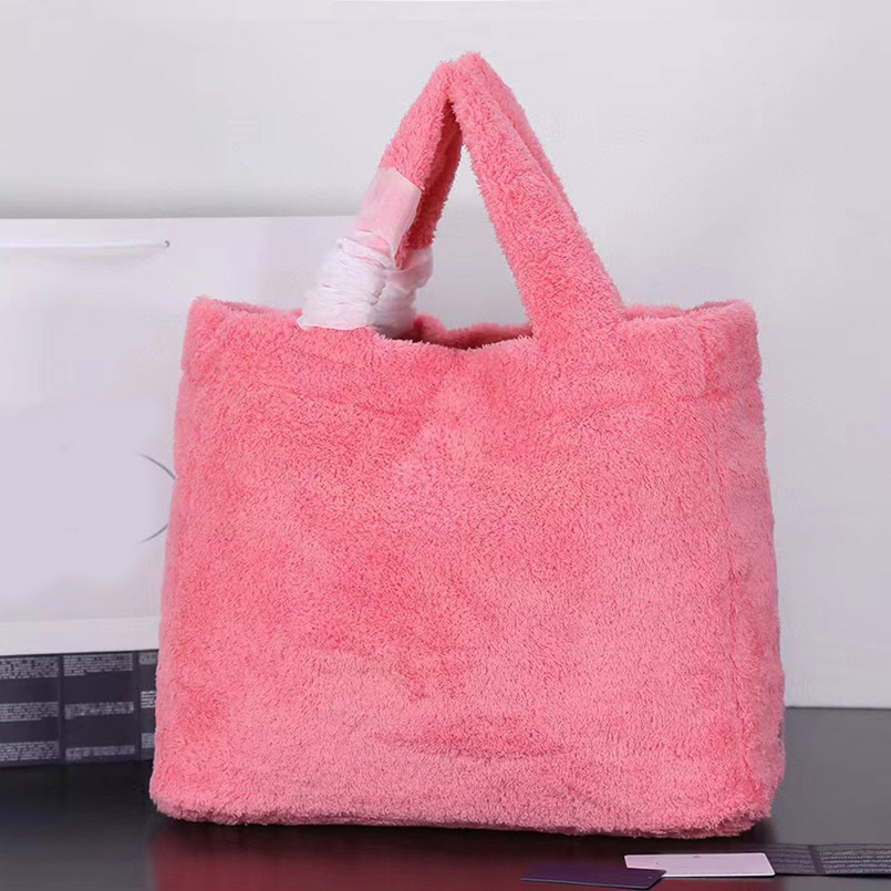 

luxurys Women's Classic Brand Shoulder Bag Handbag Wrist Wool lady Fashion Bags Light and Simple Practical Design Very High Capacity A3117, Pink