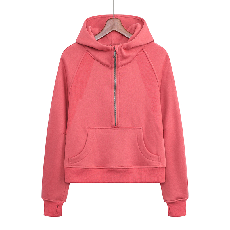 

Women's Hoodies Sweatshirts Tracksuits Sweatshirt Scuba Lulus Half Zip Outdoor Leisure Gym Clothes Women Hooded Lu Tops Workout Tidal Current Movement