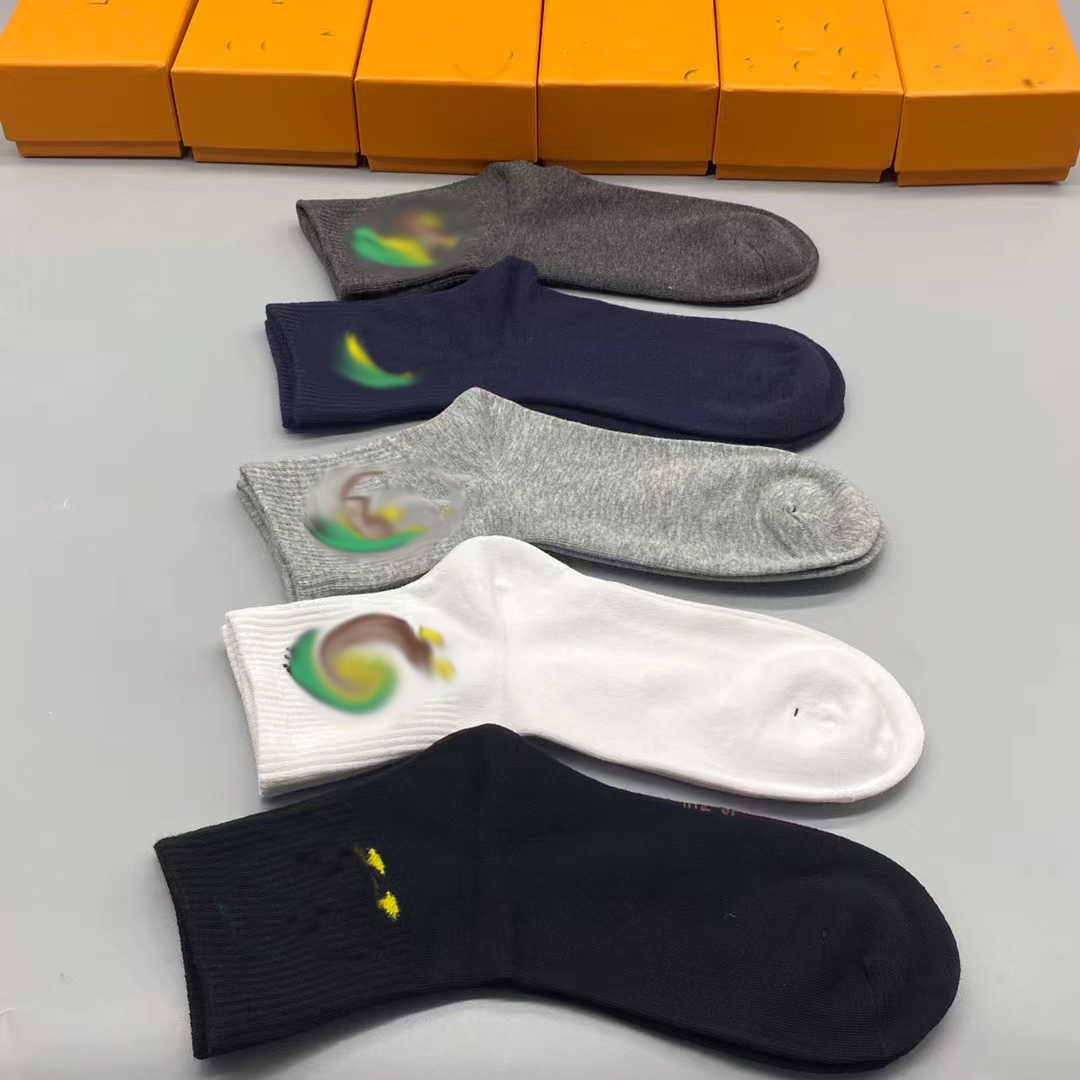 

Mens socks letter cotton causal long Stockings paris style spring and summer random color