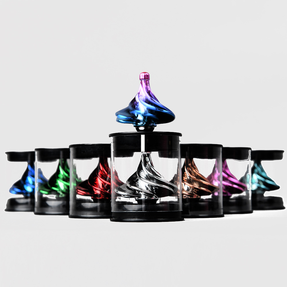 

Mini Spinning Top Gyro Desktop Toys for Kid Adults with Anxiety Autism and Stress Relief Multicolour