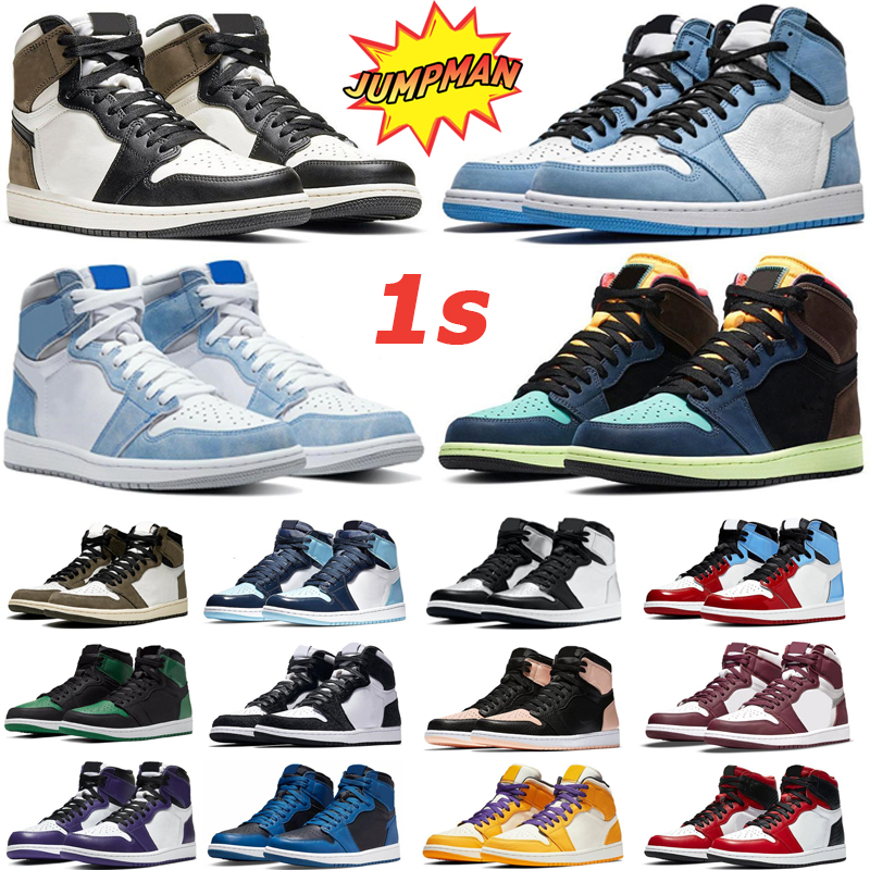 

Original basketball shoes 1 1s Mens and Women designer sneakers trainers Low Tops University Blue Travis Scot Turbo Green EUR 36-47, #19