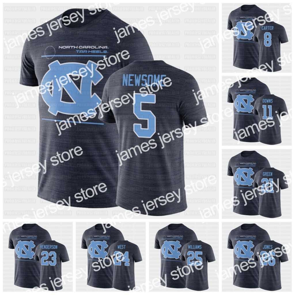 

College Basketball Wears North Carolina Tar Heels T-Shirt College 0 Ja'Qurious Conley 1 Khafre Brown Chapman Switzer Newsome Criswell Howell Carter Downs Green, Youth s-xl