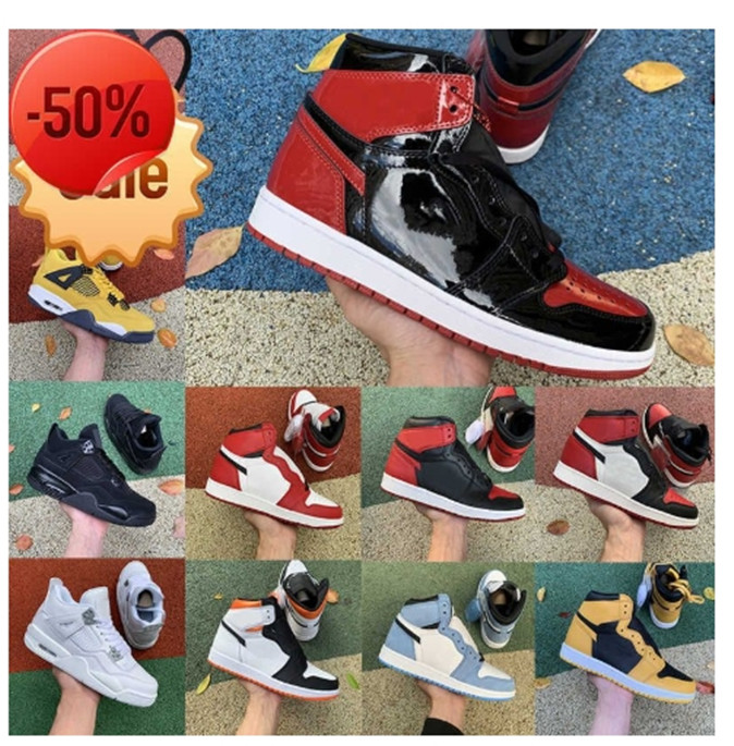 

jordan4s Basketball Shoes jordan4 4 Military Black Men Women jordas Red Thunder Tour yellow air jorda 1 1s Rebellionaire Patent Brotherhood Sports Sneakers, As pic