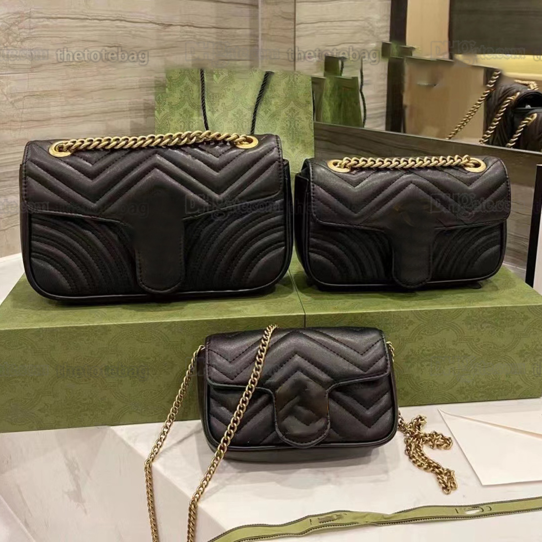 

Marmont Bags Fashion Classic Designer Mini Black Chain Shoulder Bag Metallic Leather Handbag Luxury Wallet Purse Messenger Women Crossbody Clutch 2022, 7-pink&gold hardware