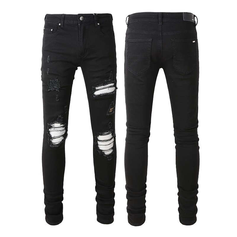 

2022 New Arrivals amirs Mens Luxury Designer Denim Jeans Holes Trousers amiri Jean COOLGUY Biker Pants Man Clothing #877