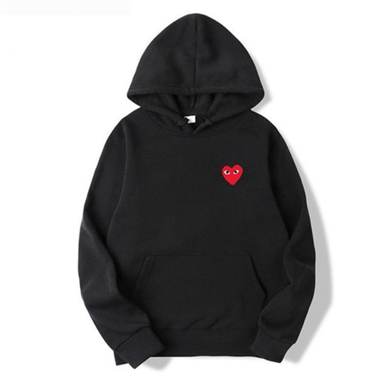 

2022 Men' and women' hoodies Cotton Heart-eye Printed Zipper Pocket Wool Thick Lovers Fall/winter casual hoodies, Color 1