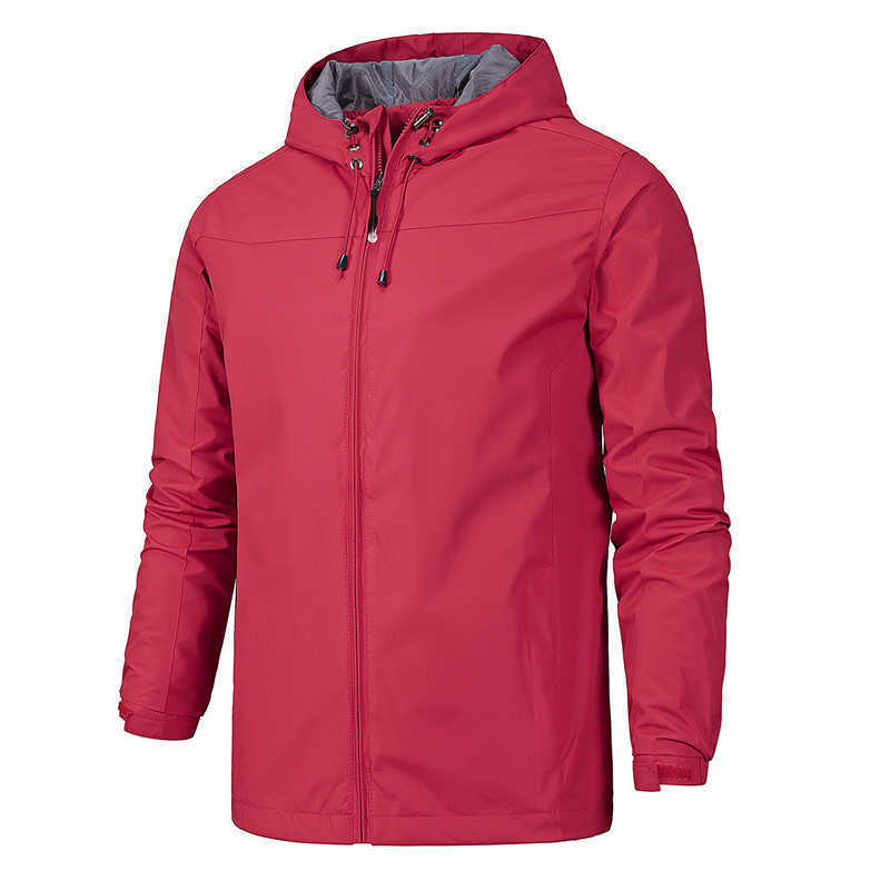 Vestes pour hommes Vestes coupe-vent pour hommes Vestes coupe-vent imperméables militaires à capuche Coupe-vent Manteau décontracté Homme Vêtemen