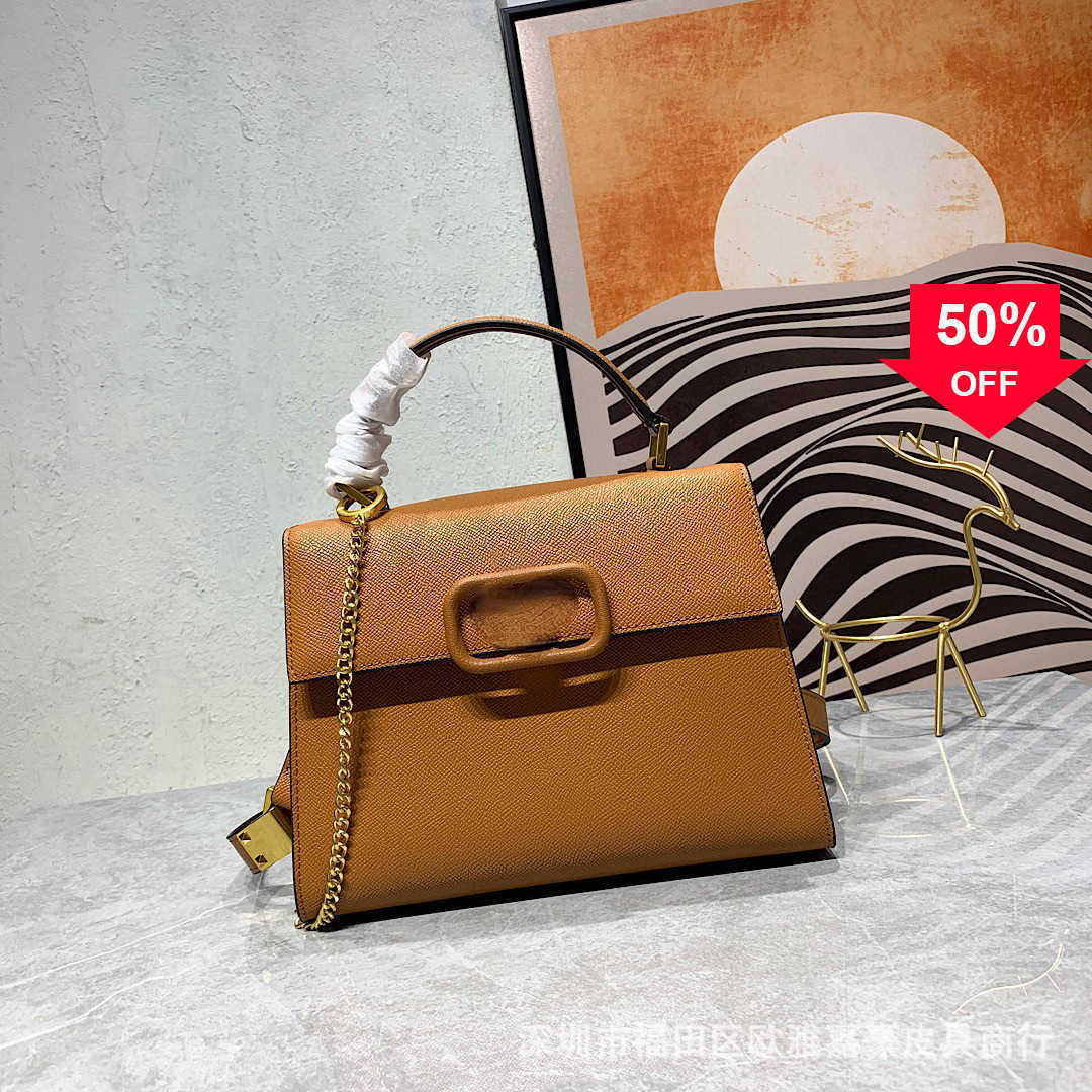 Designer Bags New Vsling Handbag Top Layer Cowhide Single Shoulder Diagonal Women's Bag Fashion High-end Style evening clutches luxury handb