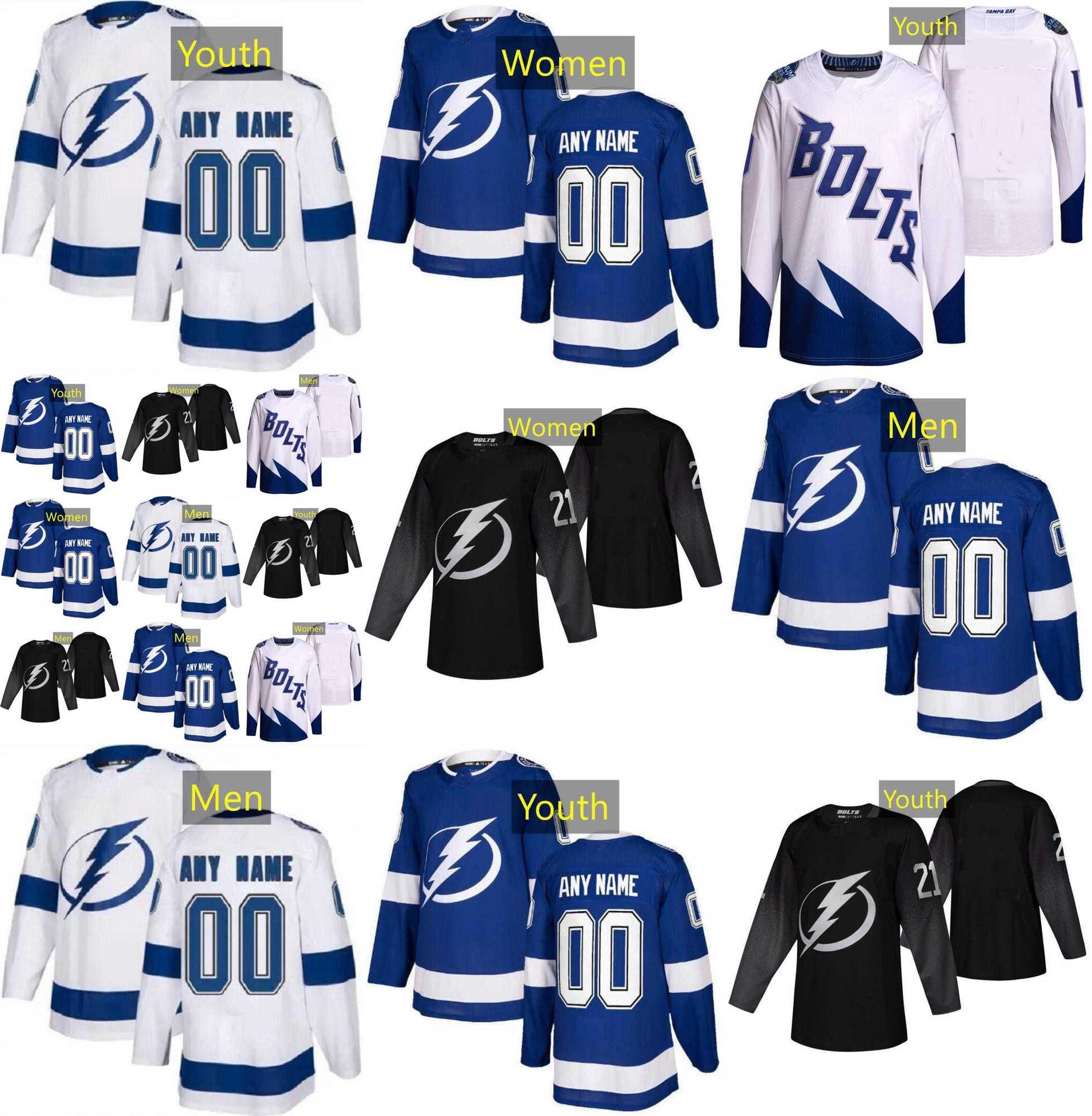 

Tampa Bay Hockey Lightning Jerseys 7 Haydn Fleury 52 Cal Foote 77 Victor Hedman 5 Philippe Myers 98 Mikhail Sergachev 1 Brian Elliott 88 Andrei Vasilevskiy, As
