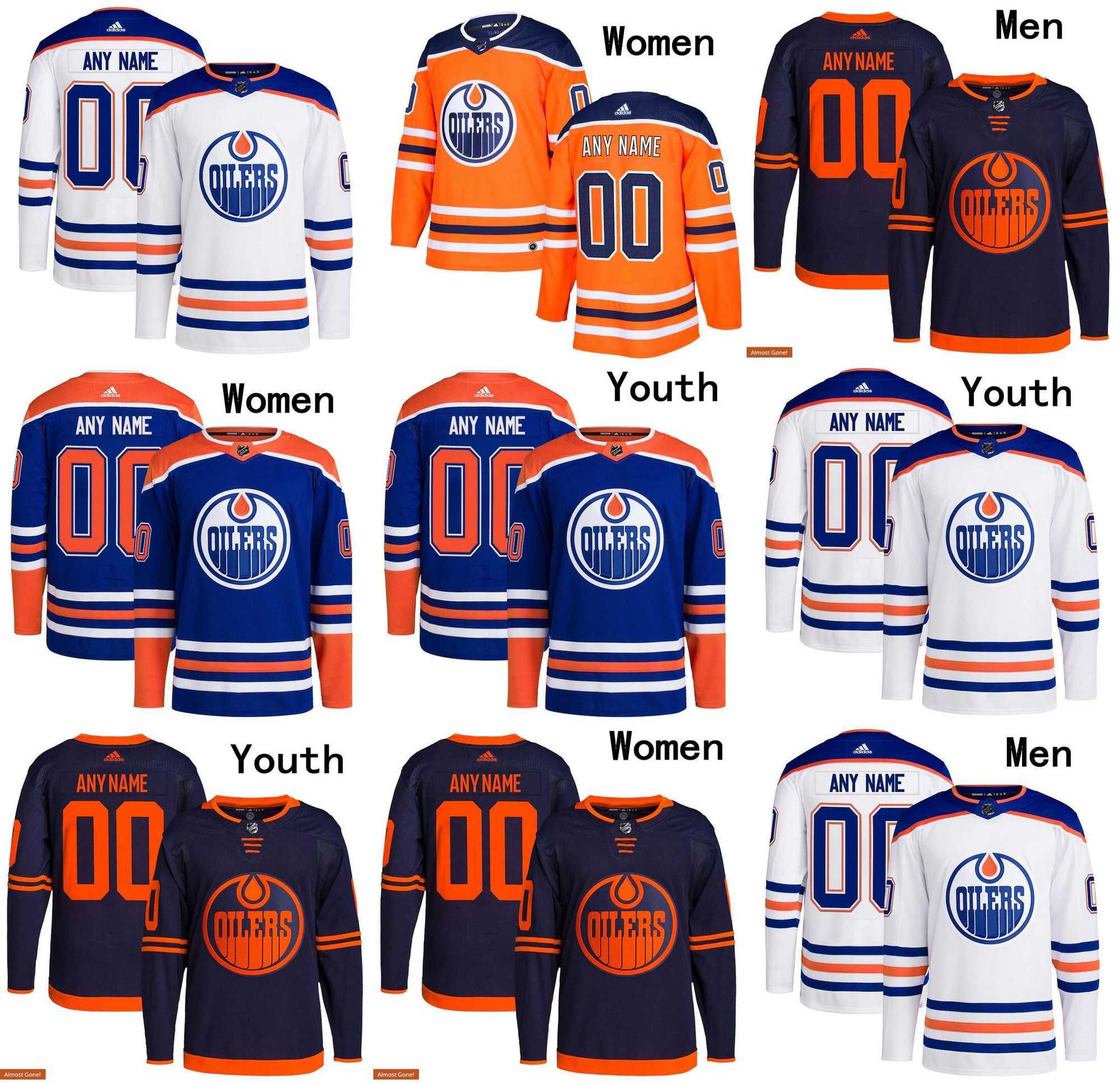 

Edmonton Men Women Youth Oilers Hockey Jerseys 55 Dylan Holloway 18 Zach Hyman 91 Evander Kane 13 Jesse Puljujarvi 56 Kailer Yamamoto 22 Tyson Barrie 2 Evan Bouchard, As