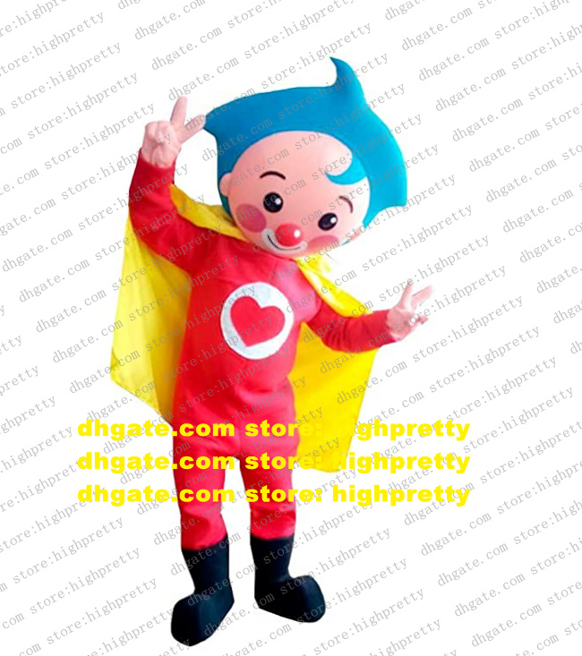

Plim Plim Child Clown Mascot Costume Adult Cartoon Character Outfit Suit Holiday Party Talk Of The Town zz8204, As in photos