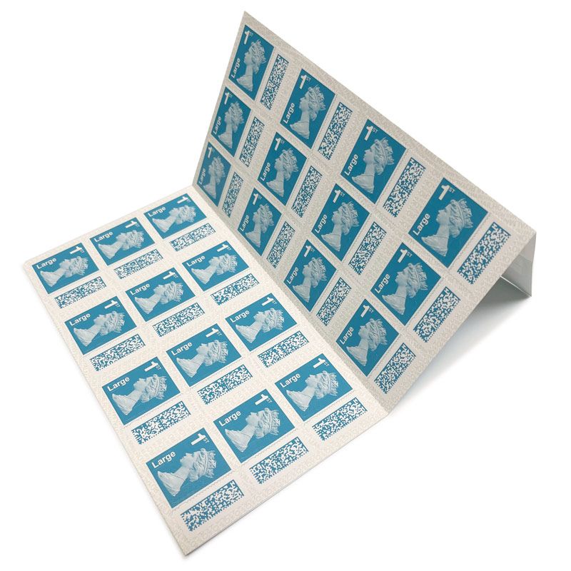 

Royal 50x1 Large Letter Stamps First Class Mail UK free post Self Adhesive, As the picture
