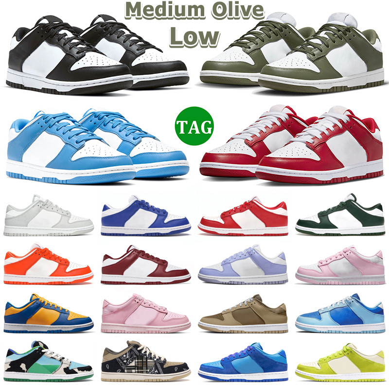 

Designer SB Dunks Low Casual Shoes Men Women Retro White Black UNC Medium Olive Grey Fog Varsity Green Kentucky Syracuse Mens Trainers Sports Outdoor Sneakers, 28