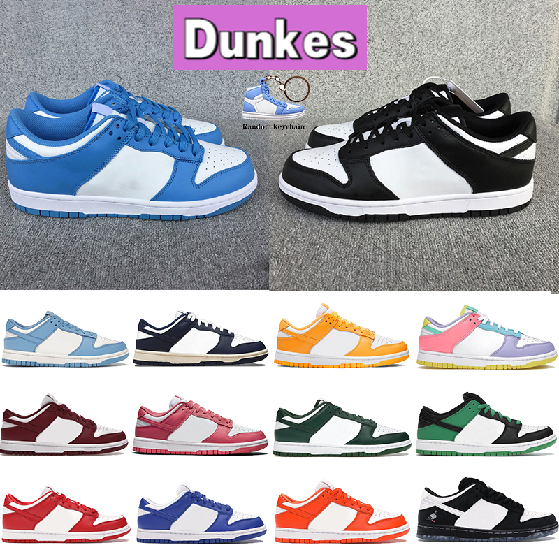 

2023 Top dunksb retro Running shoes low white black UNC coast grey fog vintage navy Bordeaux sb Archeo Pink Kentucky easter dunkes men women designer sneakers, 30 bubble wrap packaging