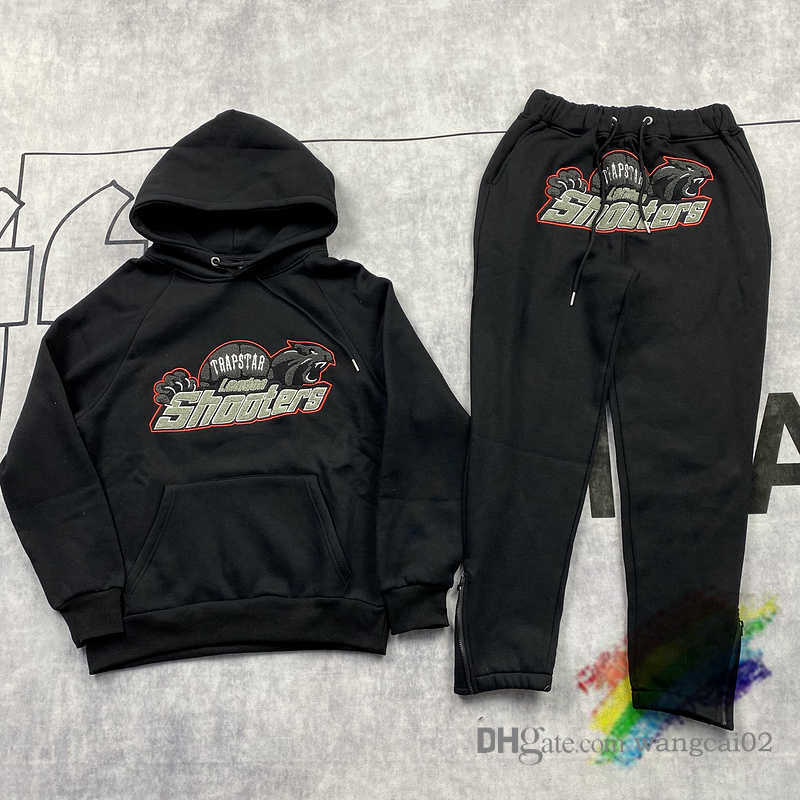 

Men' Tracksuits 2022fw Trapstar Tiger Head Towel Embroidered Hoodie Men Woman Fleece Sweater Hooded 101922H