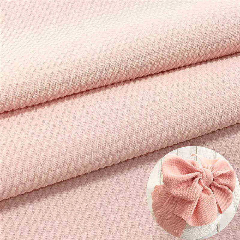 

Fabric 50Cm 160Cm Plain Elastic Bullet Jacquard Twill Bubble Knitted Fabric Granular Fabric For Bow Headdress Dress Jacket diy Handmade J220909