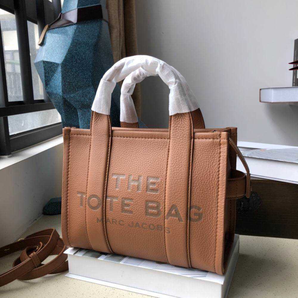 

Original Quality Tote Bag Marc's Jacob Designer Bags Woman's Handbag Leather Cowhide Crossbody Shoulder One Messenger Luxury Fashion UO7G, Mini