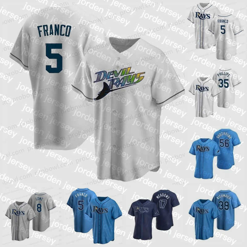 

Baseball Jerseys NEW College Baseball Wears Tampa Bay 5 Wander Franco Rays Jersey Tyler Glasnow Randy Arozaren Brandon Lowe Yandy Diaz Mike Zunino Kevin Kier, Womens s-xxl nk logo
