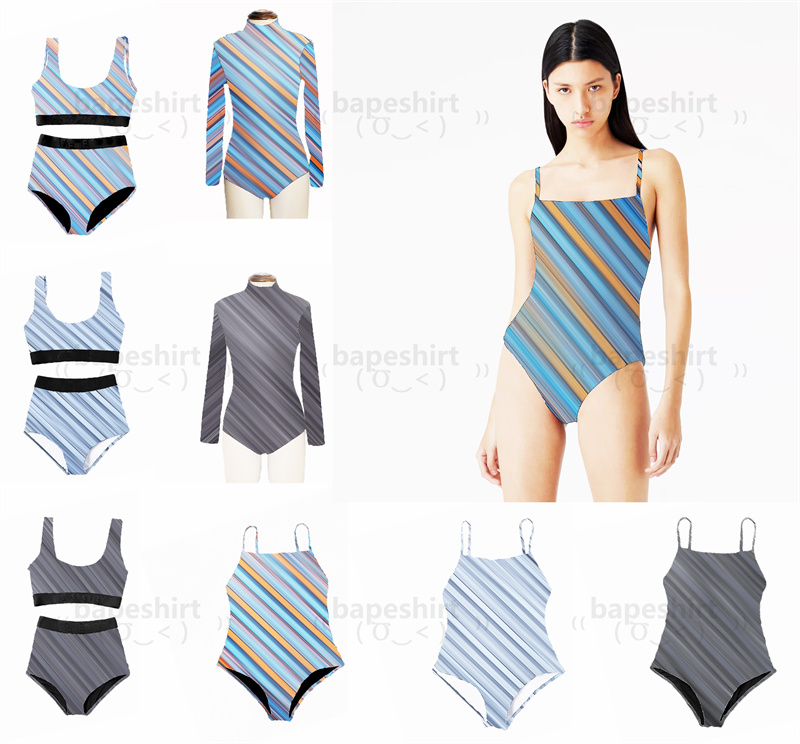 

Cool Plaid Swimwear Padded Women' Designer Wear Outdoor Beach Tourism Top Fabric Bandage Luxury One-piece Swimsuits, Freight