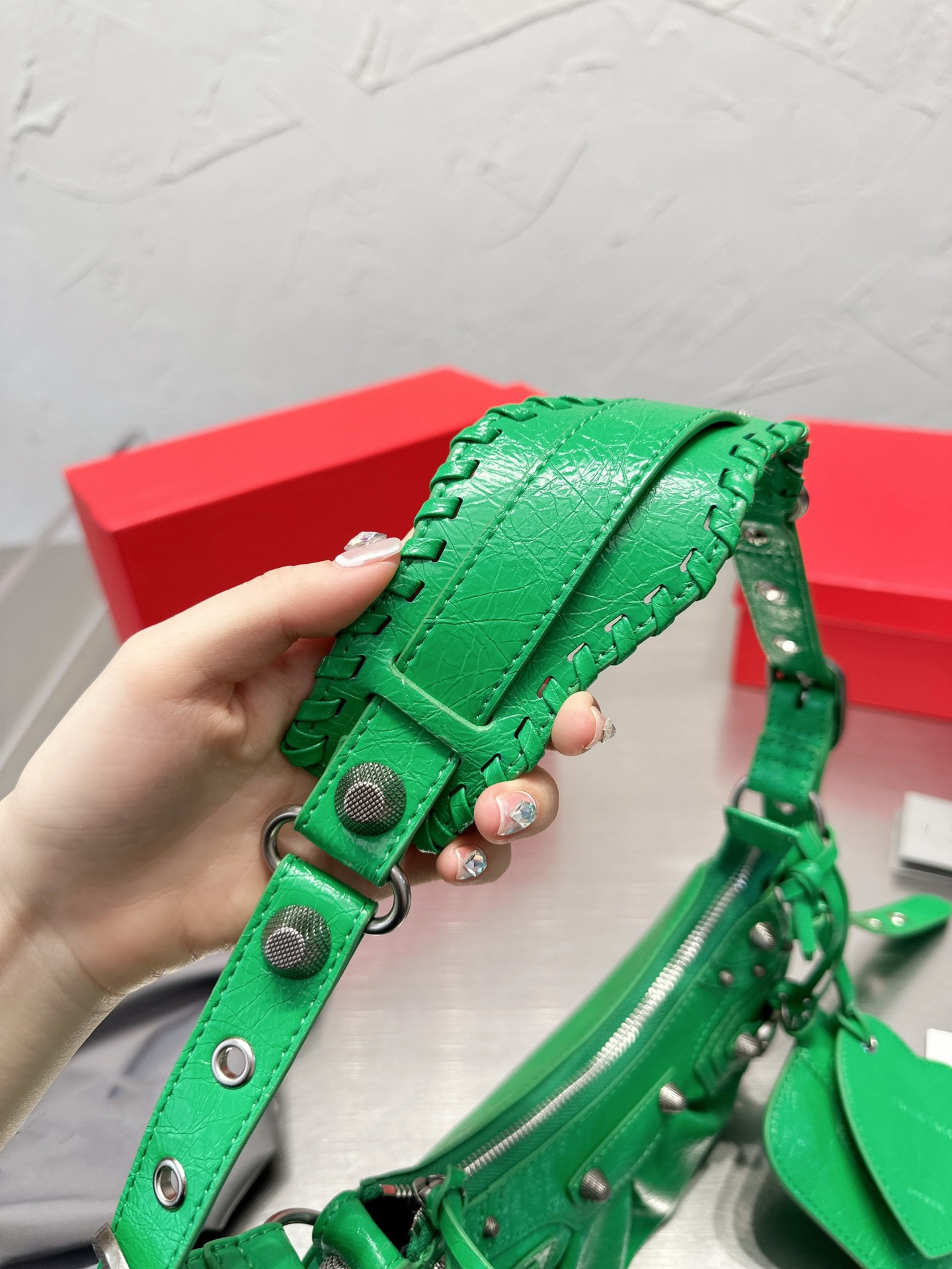 

Quality 2022 Women lady Le Cagole Motorcycle shoulder Bags luxury Designers Genuine leather crossbody clutch wallet purse 23, Black