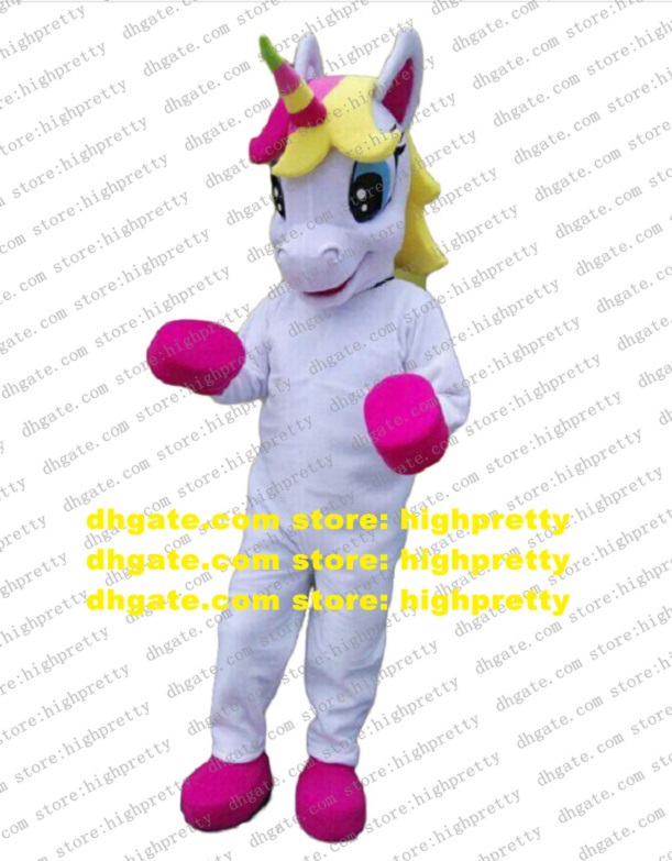 

Unicorn Rainbow Pony Flying Horse Mascot Costume Adult Cartoon Character MINIPINK Top Seller Marketplace Hypermarket CX004, As in photos