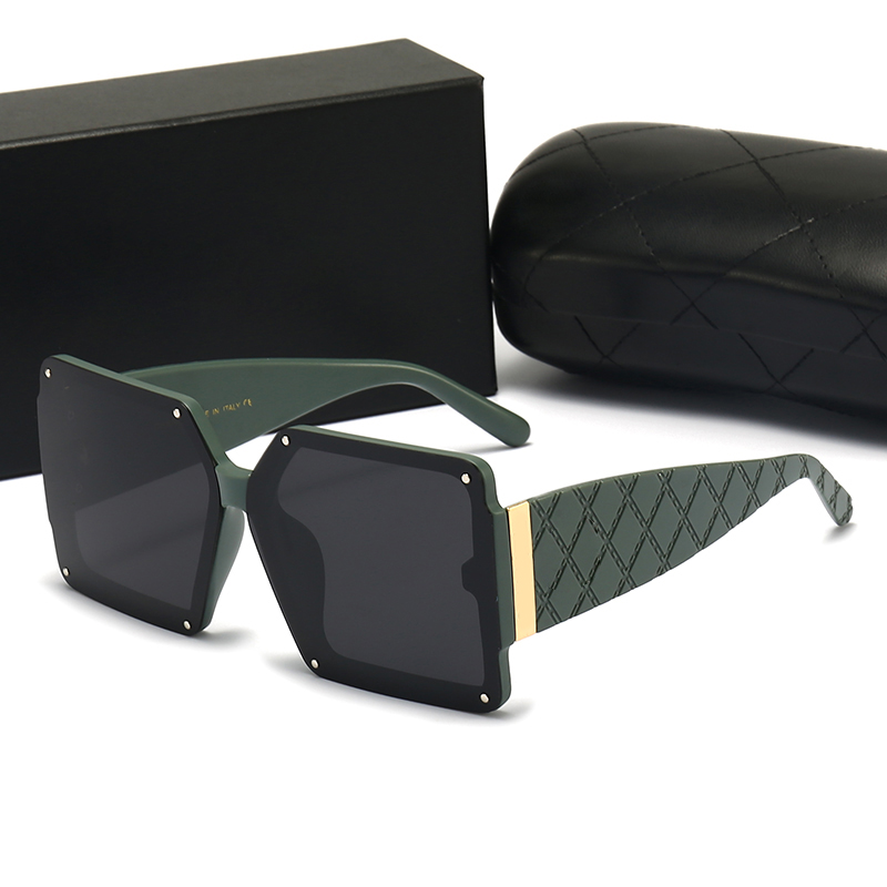 

2023 Flat Top Oversized Square Sunglasses Women Fashion Retro Gradient Sun Glasses for womens mens Men Blue Big Frame Vintage Eyewear UV400 eyeglasses