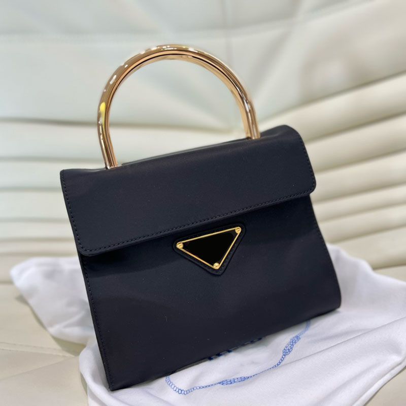 

Women Handbags Shoulder Bag Metal handle Nylon Cross Body Flip Underarm Envelope Bags Handbag purse Super soft Briefcase Adjustable straps, Customize