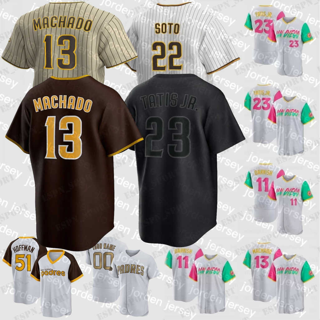 

NEW College Baseball Wears Juan Soto 2022 All-Star Padres Jersey Manny Machado Fernando Tatis Jr. Jake Cronenworth Eric Hosmer Trent Grisham, Cool base mens