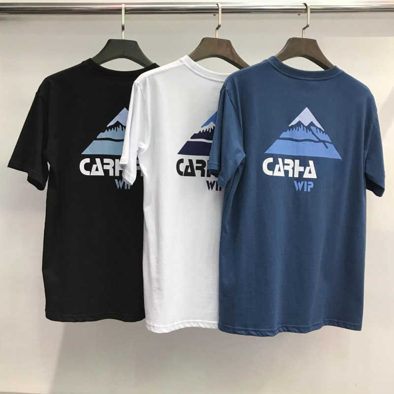 

Summer mens t shirt Carhart designer tshirt men women sports round neck short sleeve T-shirt Print cotton pullover tee, Blue