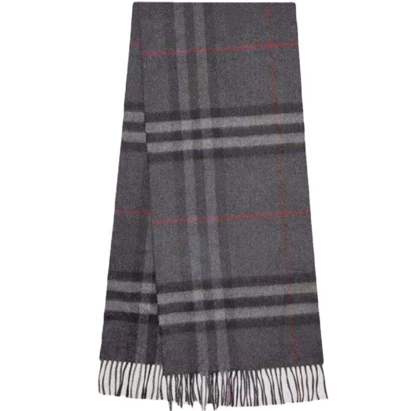

2022new Designer 100% cashmere scarf Winter women and men long Stripes Scarf quality Headband fashion classic Pashmina plaid printed Bur ultra soft berry with box