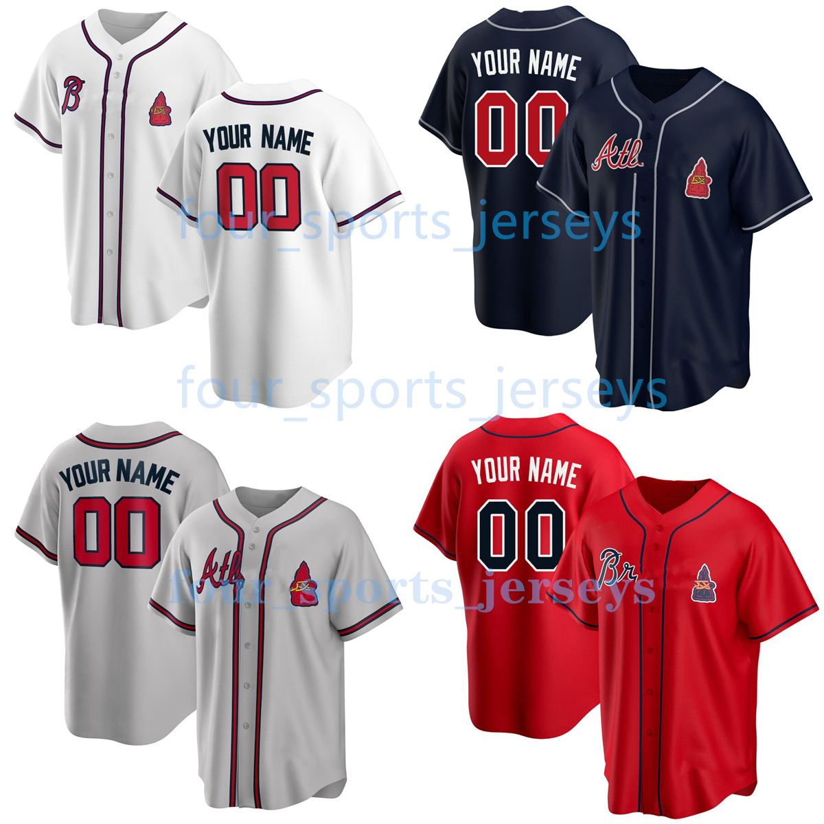 

atlanta Baseball jersey Ender Inciarte Dansby Swanson Ronald Acuna Jr. Ozzie Albies Matt Olson Eddie Rosario Austin Riley Sean Newcomb, Youth