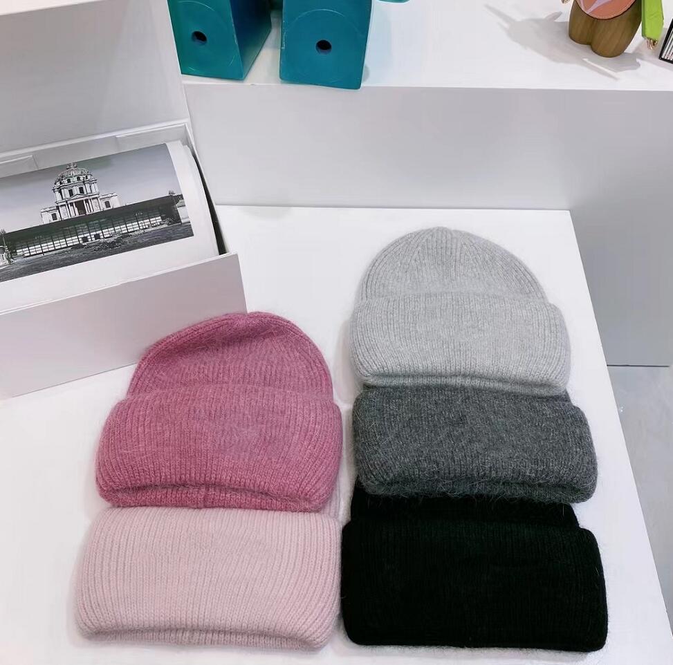 

Womens Candy Color Knitted Beanies Couples Hip-Hop Hats designer beanie Winter Thicken Warmth Woolen Hat Luxury Wool Knitting Soft Rabbit Fur Cap, This link is not only for sale