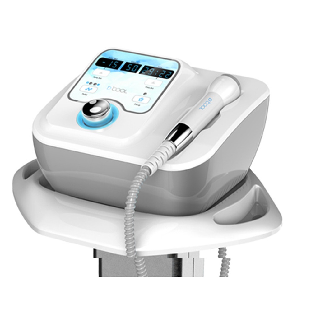 Dropshipping portable 2 en 1 électroporation fraîche Hot EMS Fat Cergeler la peau Cool Electroporation pas de mésothérapie à l'aiguille