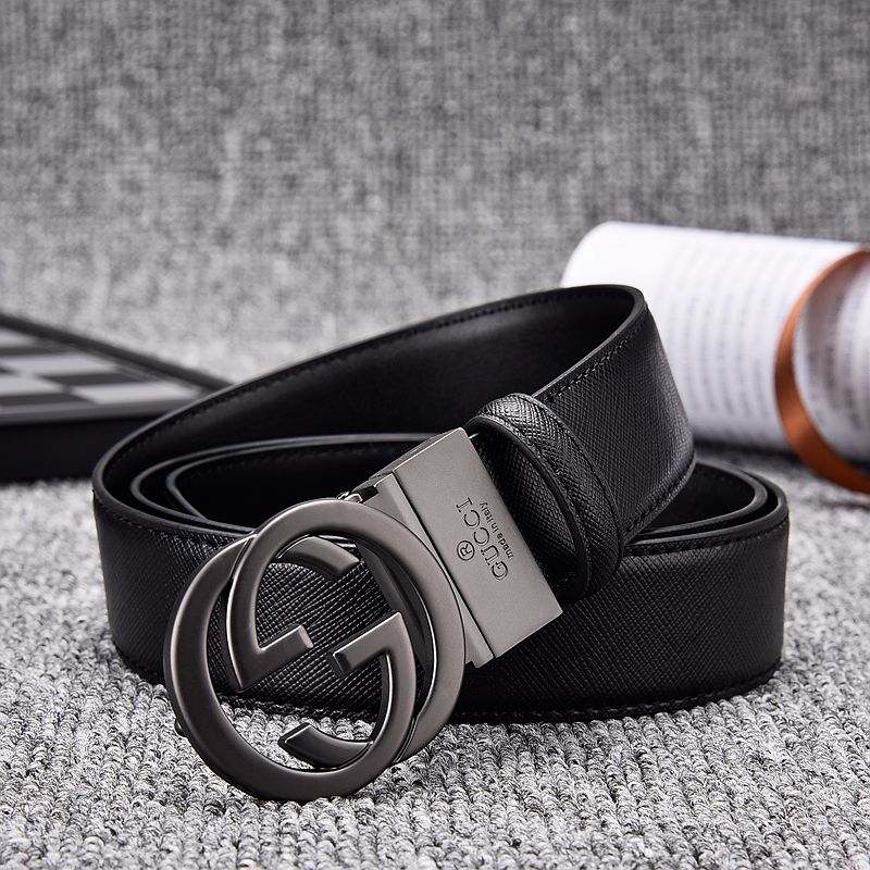 

2022 New Luxury designer Gucci GG Belt Buckle Fashion Genuine Leather Women Belts For men Letter Double Big gold classical GA10002, No box