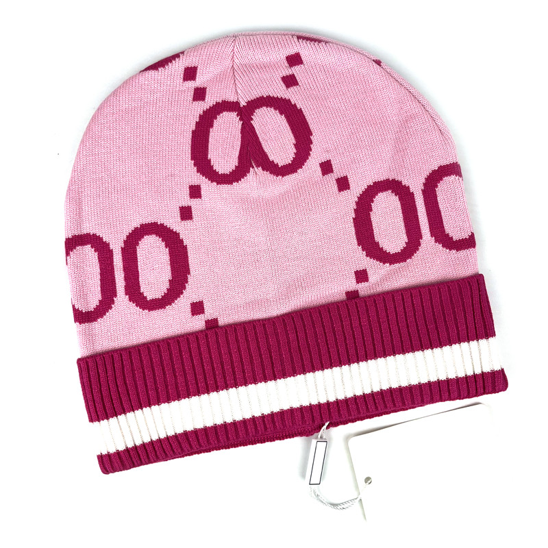 2022 New Knitted Hat Fashion Letter Printing Cap Popular Warm Windproof Stretch Multi-color High-quality Beanie Hats Personality Street Style Couple