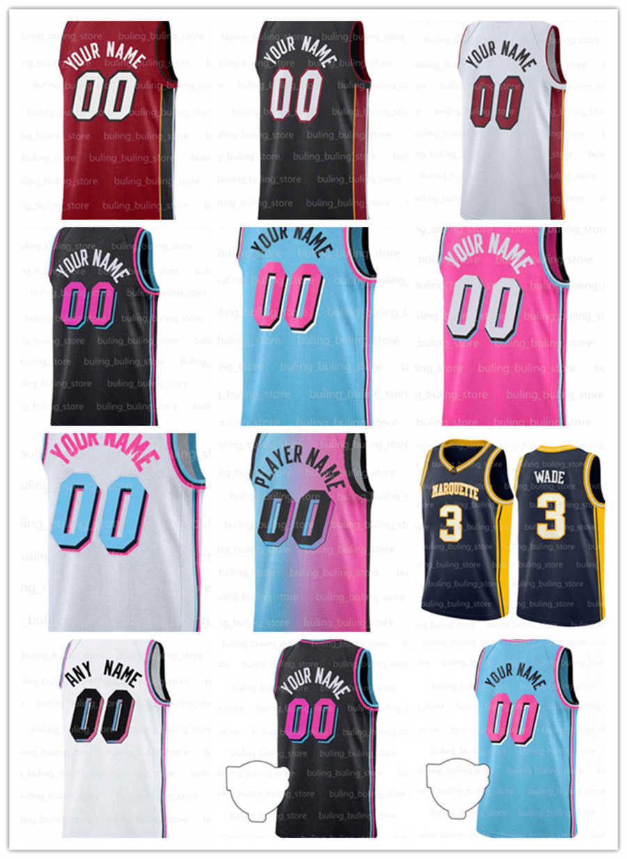 

2022 Jimmy 22 Butler Jersey Dwayne 3 Wade Tyler 14 Herro Kyle 7 Lowry Basketball Jerseys Dwyane Bam 13 Ado anniversary 55 Robinson Kendrick