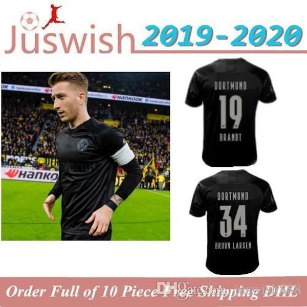 

Soccer jerseys Thai top 19 20 Borussia dortmund 110th Anniversary Soccer Jersey 2019 2020 Football Shirt SANCHO REUS HUMMELS BRANDT PACO DEL, Black