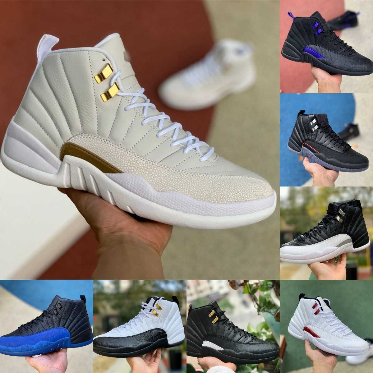 

Jumpman Utility Grind 12 12s Mens High Basketball Shoes Twist Gold Indigo Flu Game Dark Concord Royalty OVO White The Master Taxi Fiba Gamma Blue Trainer Sneakers, Please contact us