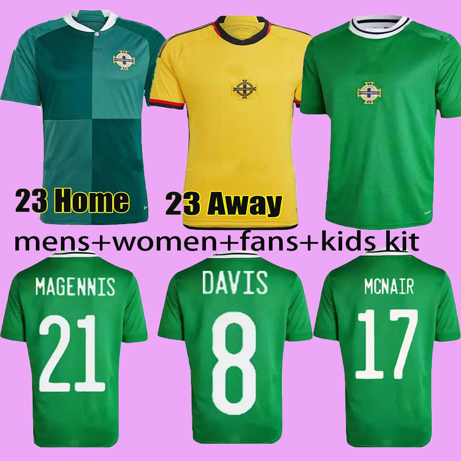 

2022 northern Ireland soccer jerseys men kids kit women uniform 2023 DIVAS LAFFERTY McGINN 22 23 football shirt home away EVANS LAVERY BALLARD maillot national team, 22 23 home