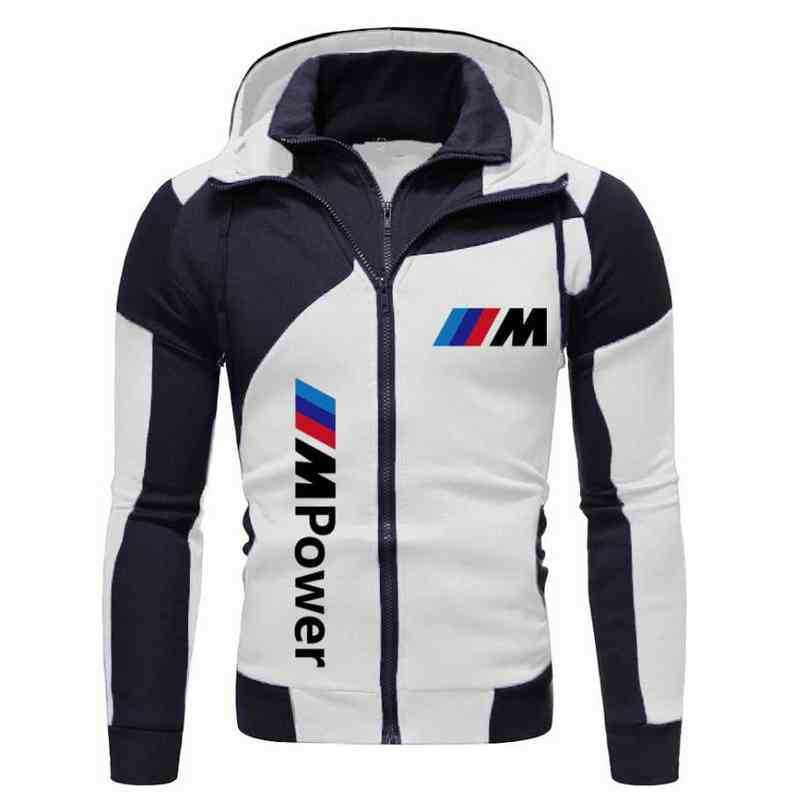 

Men' Hoodies Sweatshirts 2022 Spring Bmw m Power Mens Fashion Outwear Jacket Zipper High Quality Harajuku Athletic Coat Wear