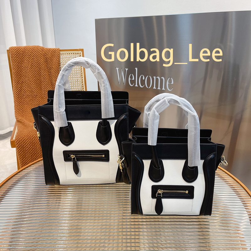 

Shoulder Bags Totes tote bag Handbags shoulder bags handbags cow Leather 20 Color matching embroidery 26cm 20cm designer bags luggage micro mini NANO 189243DRU, Grey blue