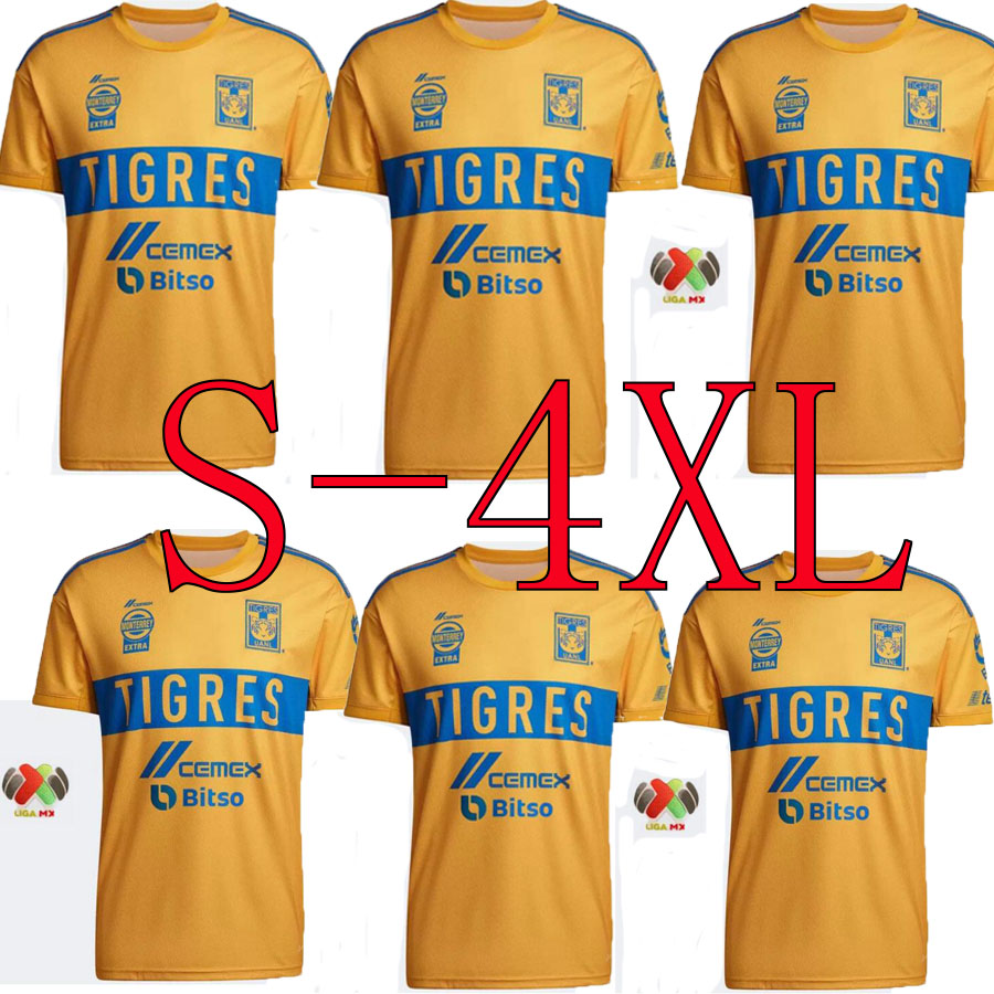 

S-4XL 2022 2023 GIGNAC Tigres UANL soccer jersey home away 22 23 Mexico liga MX Vargas AQUINO PIZARRO NICOLAS football shirts maillots futol mykit, Blue