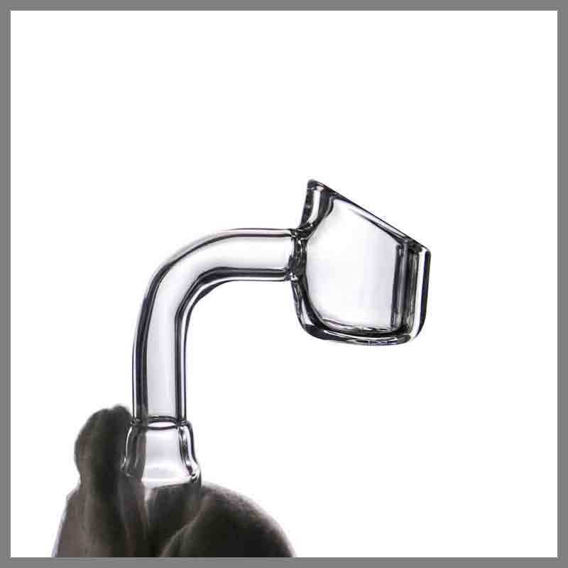 

Hookah 4mm thick quartz banger domeless nail for glass bong adapter 14mm male 100% real-quartz