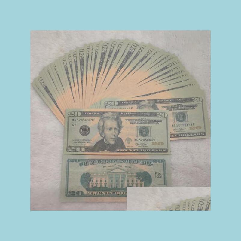 

Other Festive Party Supplies Usa Dollor Banknote Money Dollar Prop Paper Gift Party Toy Currency Toys Fake Children Novelty Movie Dhskr